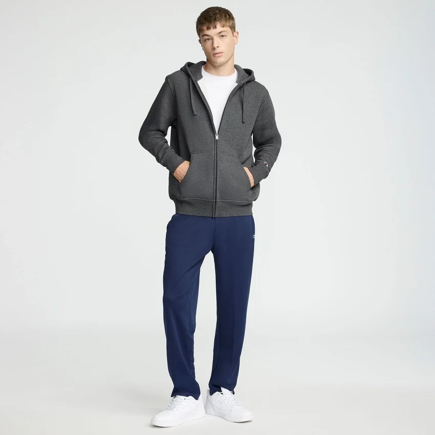 Powerblend-hoodie met volledige ritssluiting, C Logo