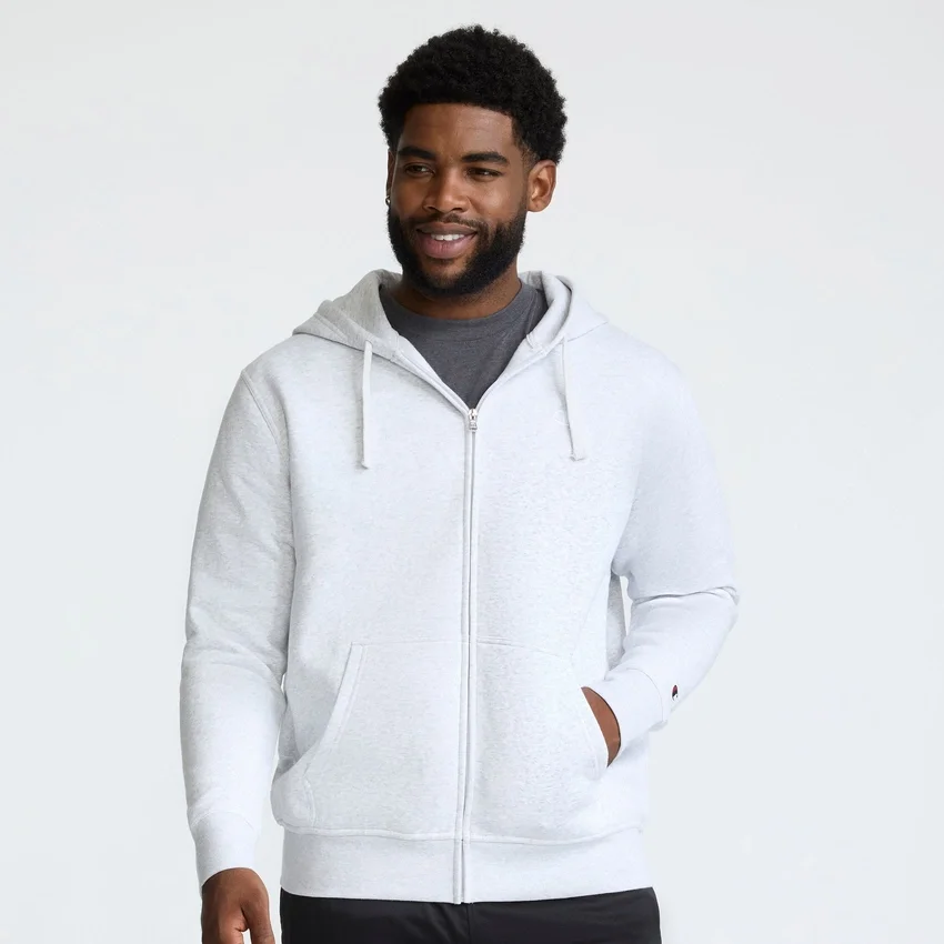 Powerblend-hoodie met volledige ritssluiting, C Logo – Big & Tall