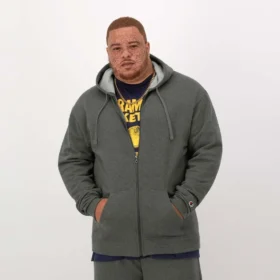 Powerblend-hoodie met volledige ritssluiting, C Logo – Big & Tall