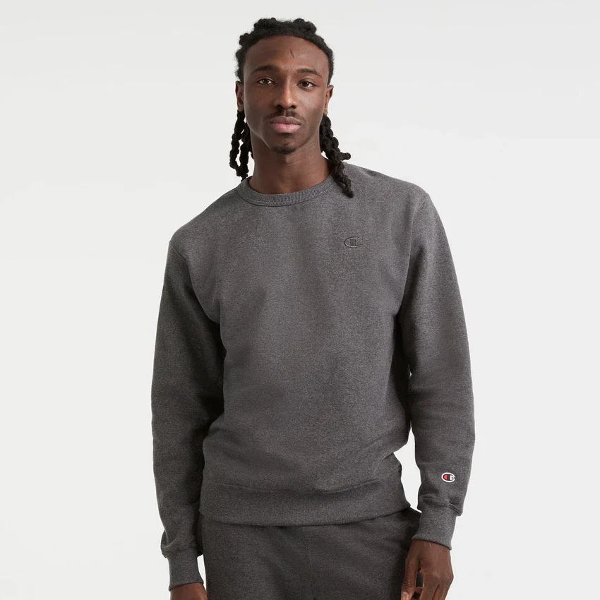 Powerblend-sweatshirt met ronde hals, C Logo