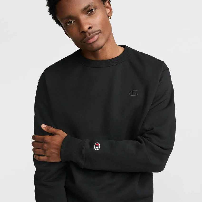Powerblend-sweatshirt met ronde hals, C Logo