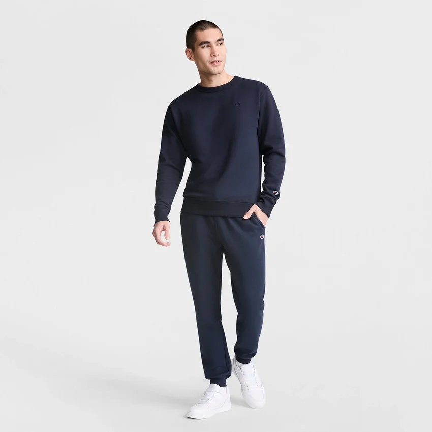 Powerblend-sweatshirt met ronde hals, C Logo
