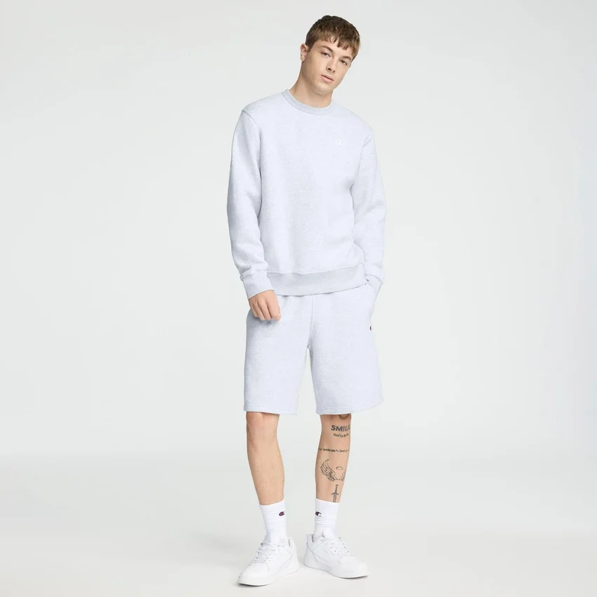 Powerblend-sweatshirt met ronde hals, C Logo
