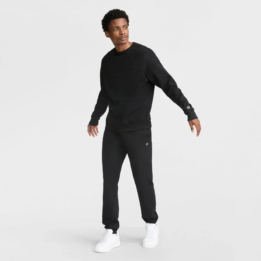 Powerblend-sweatshirt met ronde hals, C Logo