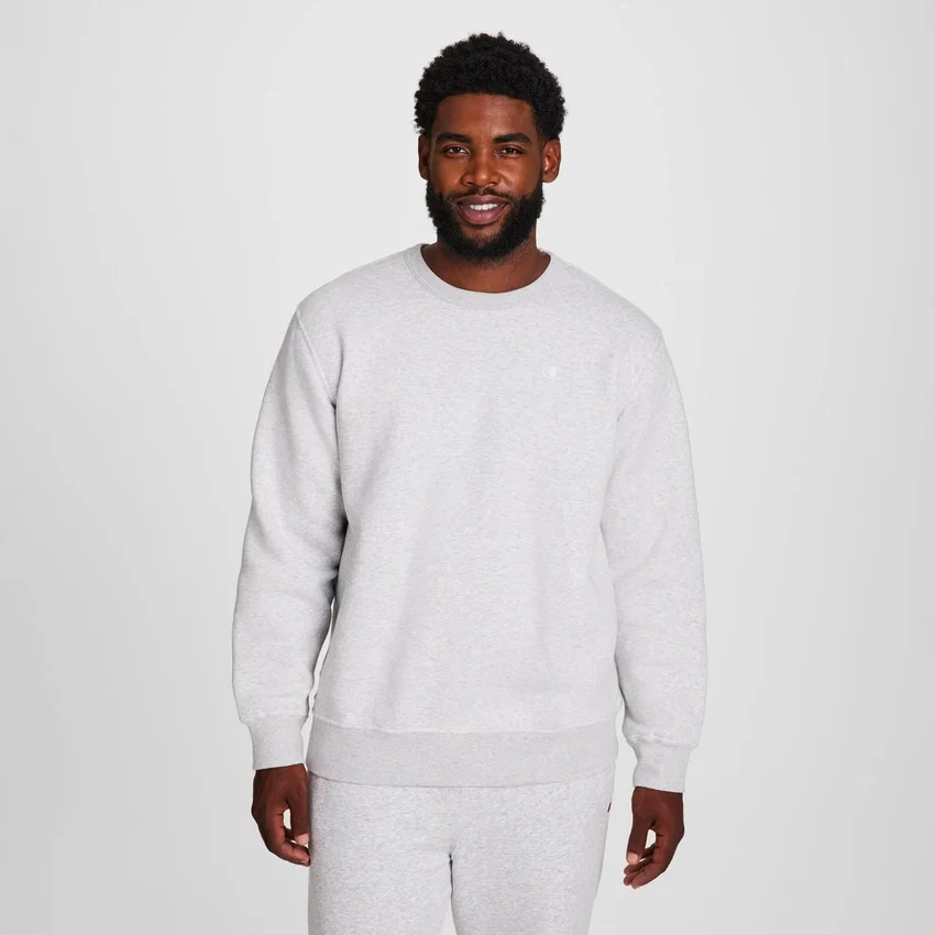 Powerblend-sweatshirt met ronde hals, C Logo – Big & Tall