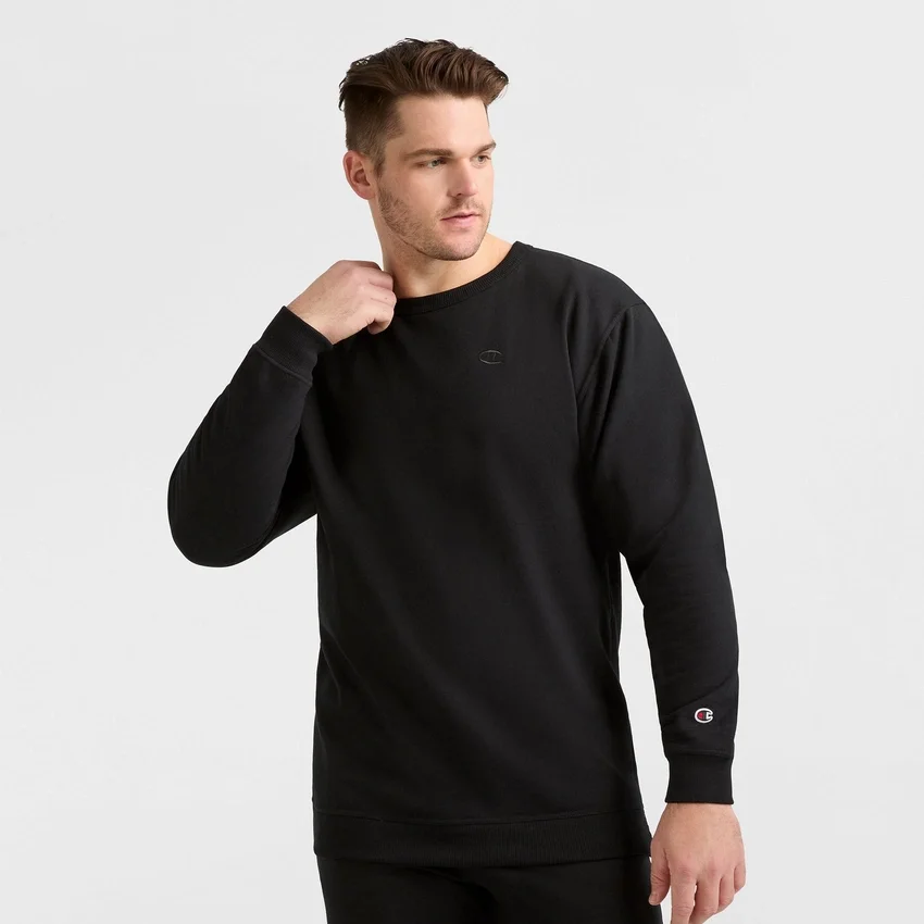 Powerblend-sweatshirt met ronde hals, C Logo – Big & Tall