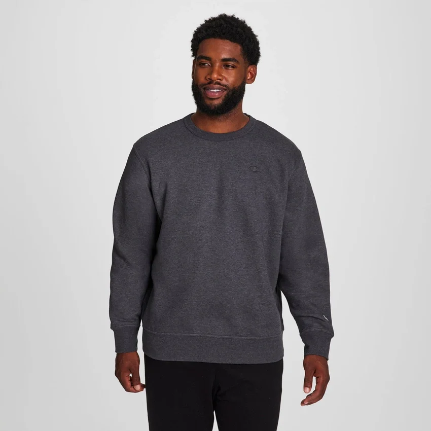 Powerblend-sweatshirt met ronde hals, C Logo – Big & Tall