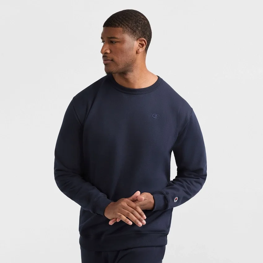 Powerblend-sweatshirt met ronde hals, C Logo – Big & Tall