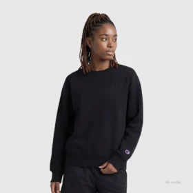 Powerblend-sweatshirt met ronde hals en kleine ‘C’