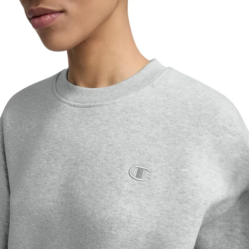 Powerblend-sweatshirt met ronde hals en kleine ‘C’