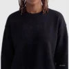 Powerblend-sweatshirt met ronde hals, geborduurd Script Logo