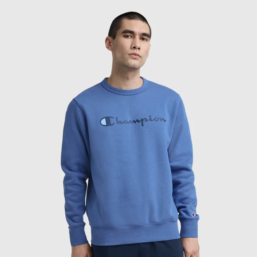Powerblend-sweatshirt met ronde hals, Script Logo