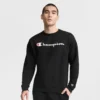 Powerblend-sweatshirt met ronde hals, Script Logo