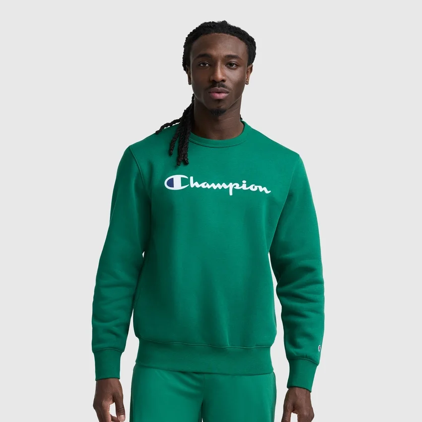 Powerblend-sweatshirt met ronde hals, Script Logo