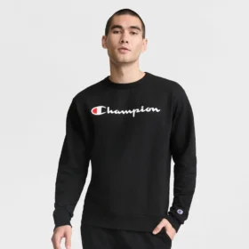 Powerblend-sweatshirt met ronde hals, Script Logo