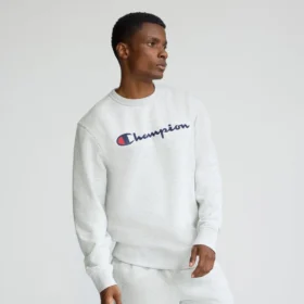 Powerblend-sweatshirt met ronde hals, Script Logo