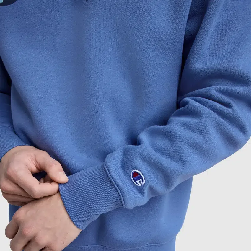 Powerblend-sweatshirt met ronde hals, Script Logo