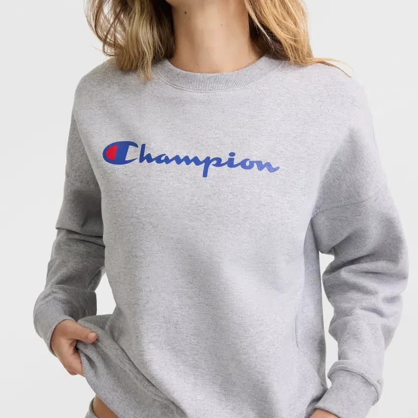 Powerblend-sweatshirt met ronde hals, Script Logo