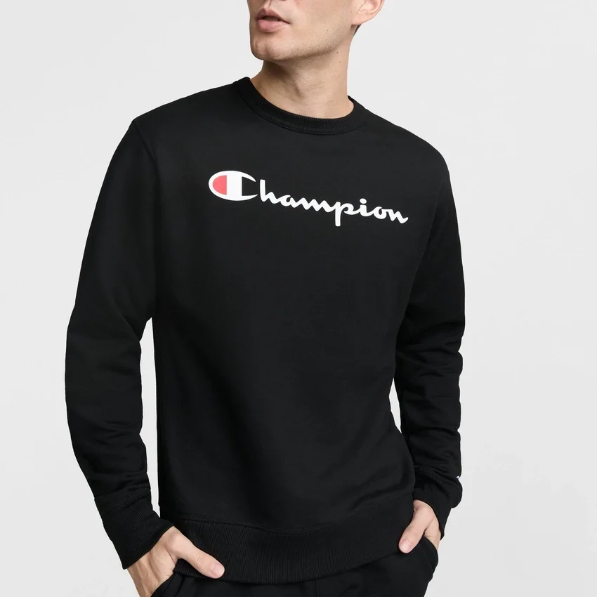 Powerblend-sweatshirt met ronde hals, Script Logo