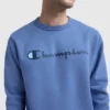 Powerblend-sweatshirt met ronde hals, Script Logo