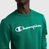 Powerblend-sweatshirt met ronde hals, Script Logo