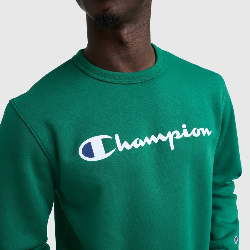 Powerblend-sweatshirt met ronde hals, Script Logo