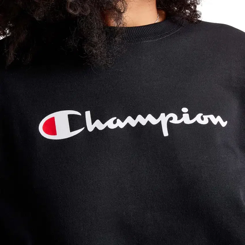 Powerblend-sweatshirt met ronde hals, Script Logo