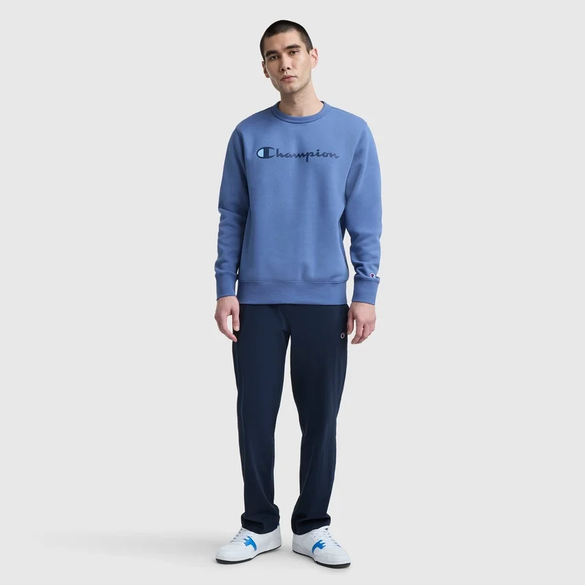 Powerblend-sweatshirt met ronde hals, Script Logo