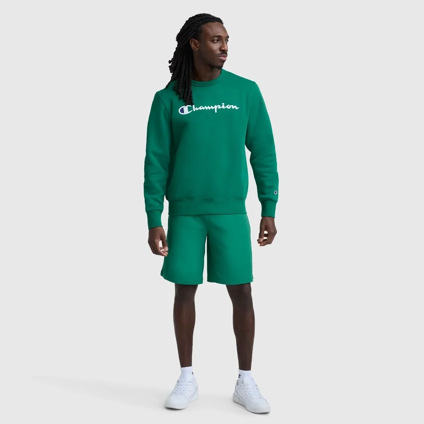 Powerblend-sweatshirt met ronde hals, Script Logo