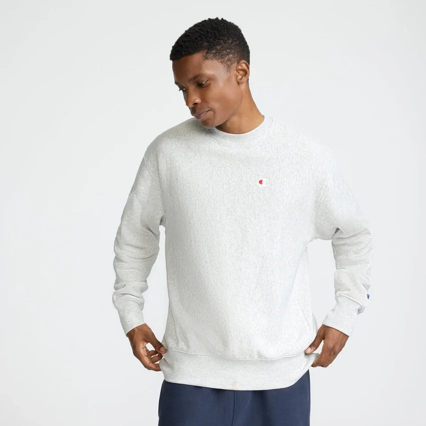 Reverse Weave-sweatshirt met ronde hals, C Logo