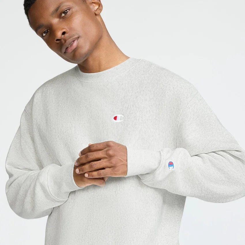 Reverse Weave-sweatshirt met ronde hals, C Logo