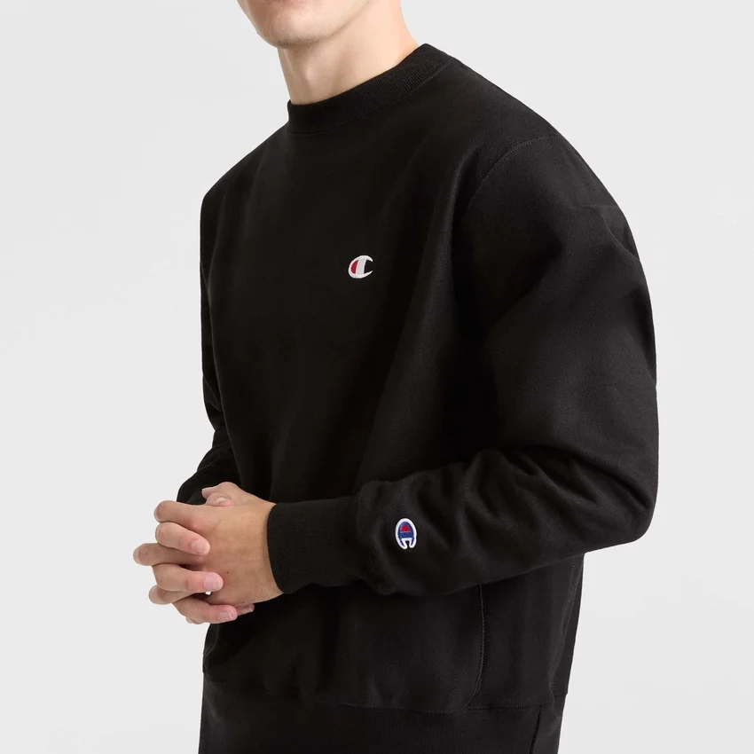 Reverse Weave-sweatshirt met ronde hals, C Logo