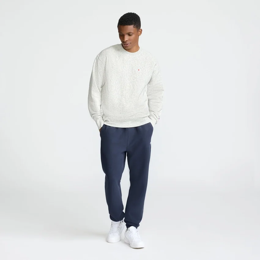 Reverse Weave-sweatshirt met ronde hals, C Logo