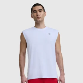 Sport Crewneck Muscle T-shirt, Script Logo