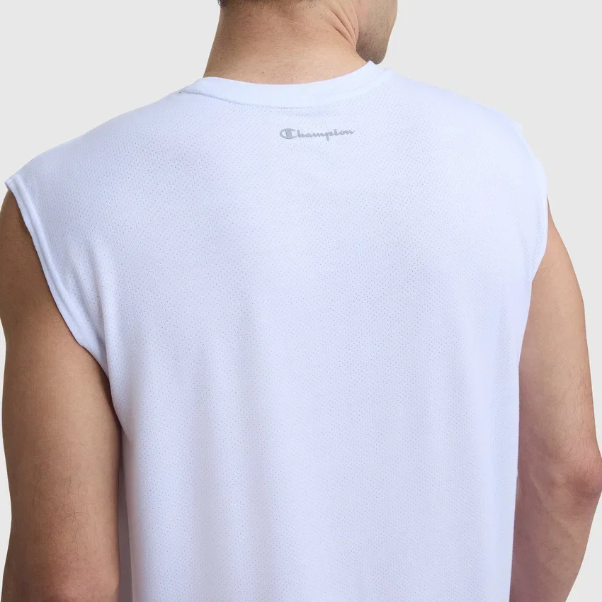 Sport Crewneck Muscle T-shirt, Script Logo