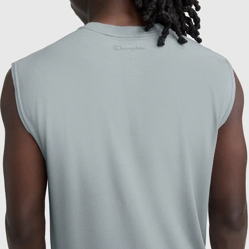Sport Crewneck Muscle T-shirt, Script Logo
