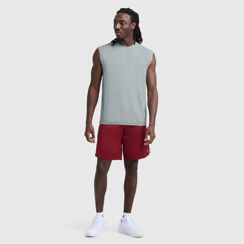 Sport Crewneck Muscle T-shirt, Script Logo