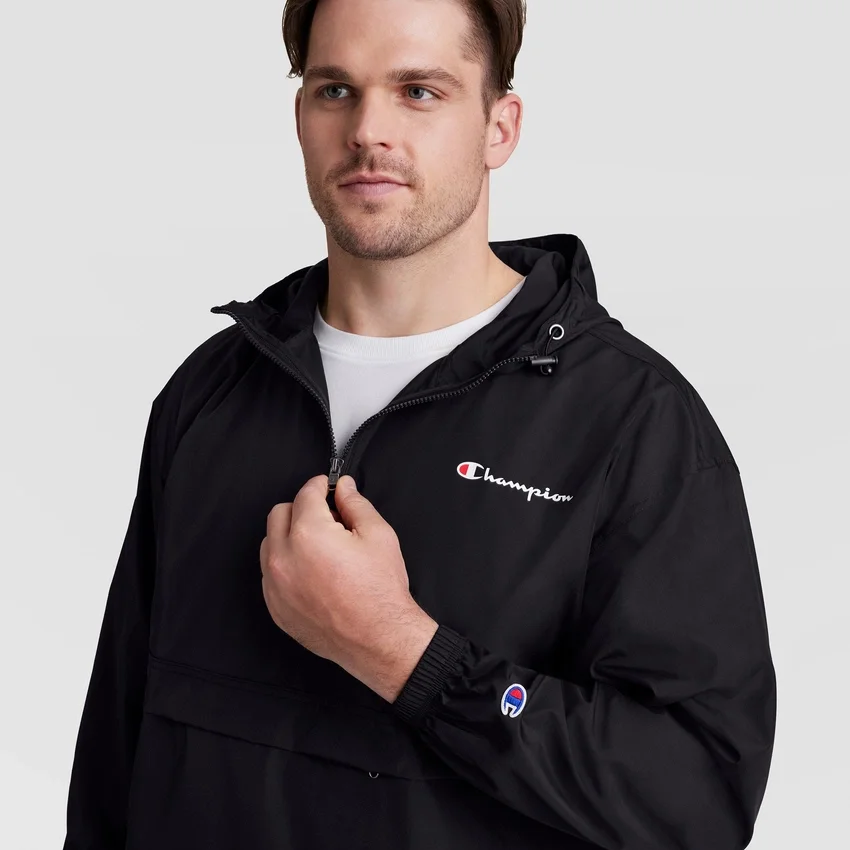 Stadium Packable Jacket, Script Logo - Big & Tall