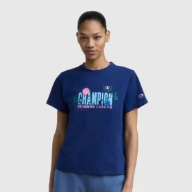Summer League T-shirt met print, C Logo