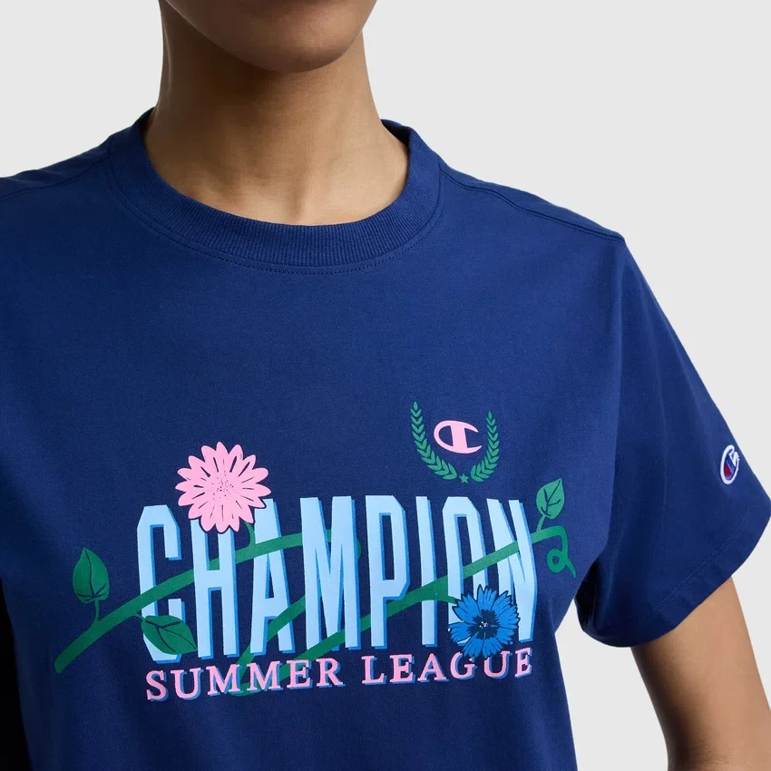 Summer League T-shirt met print, C Logo