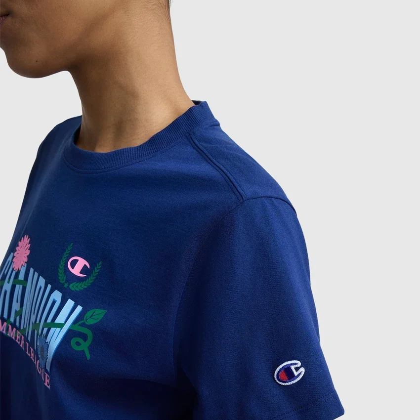 Summer League T-shirt met print, C Logo