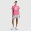 T-shirt met 'Painted Bouquet'-print, C Logo
