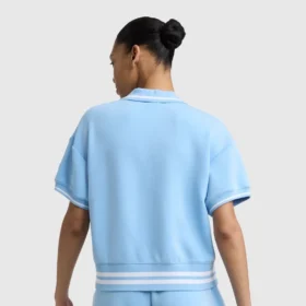 Tennis Court Polo, geborduurd Script Logo